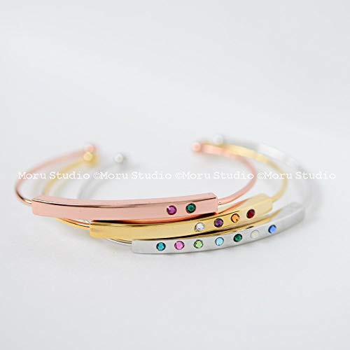 Custom Birthstone Bracelet for Mom  Grandmother  Mother_s Day Personalized Gift  New Mom Gift  Swarovski Birthstone Jewelry  Family Tree 177