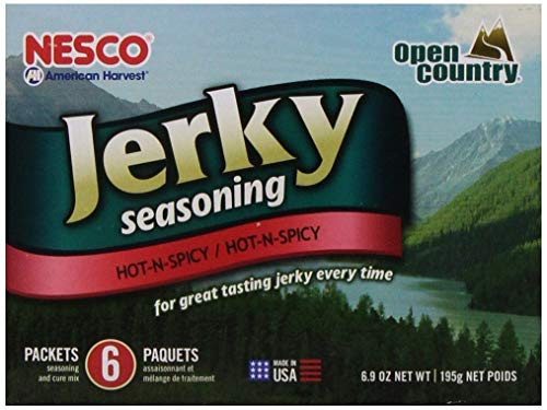 Nesco Jerky Seasoning Hot-N-Spicy Flavor  6 Pack  BJH-6  Seasoning And Cure Mix
