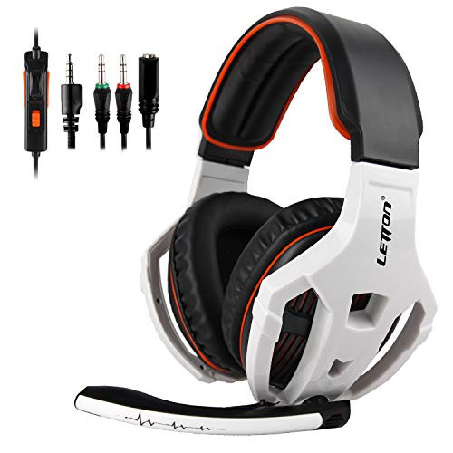 Stereo Gaming Headset for Xbox One PS4  PS5 PC Headphones with Microphone Mic for Nintendo Switch  Noise Cancelling Over Ear Headphones