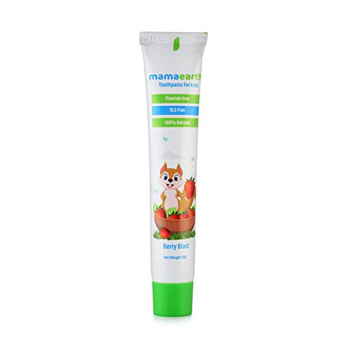 Mamaearth Natural Berry Blast Kids Toothpaste for Babies for Oral and Dental Hygiene (Pack of 2), Made in The Himalayas- Hypoallergenic, Toxin-Free, All Natural with Organic Ingredients Mamaearth Natural Berry Blast Kids Toothpaste for Babies for Oral and Dental Hygiene (Pack of 2), Made in The Himalayas- Hypoallergenic, Toxin-Free, All Natural with Organic Ingredients