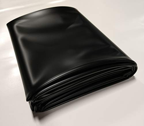 USA Pond Products - 4_ x 6_ Pond Liner - 20-mil Black PVC for Koi Ponds  Streams Fountains and Water Gardens