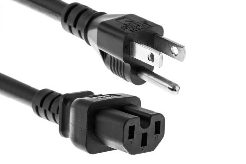 CablesAndKits Heavy Duty AC Power Cord  -Cisco P N CAB-US515-C15-US-  15A 125V  14 AWG  5-15P to C15  -NEMA 5-15P to IEC-60320-C15-  8 ft