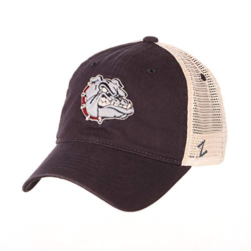 Gonzaga Bulldogs Trucker Mesh Snapback Cap - NCAA Light Navy  Adjustable Baseball Hat
