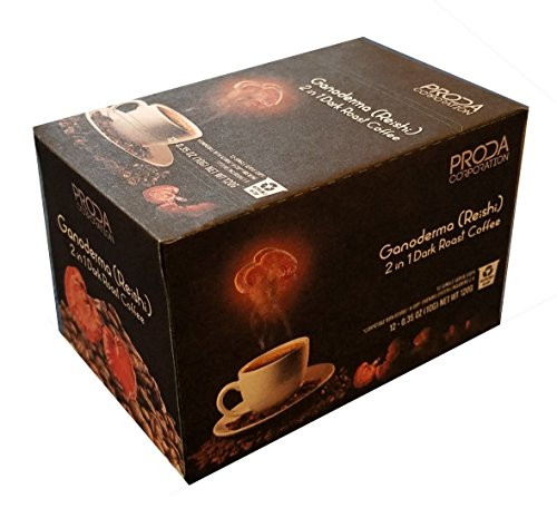 Ganoderma (Reishi) Single Serve K-cup Pods for Keurig Brewers Dark Roast Coffee Ganoderma (Reishi) Single Serve K-cup Pods for Keurig Brewers Dark Roast Coffee