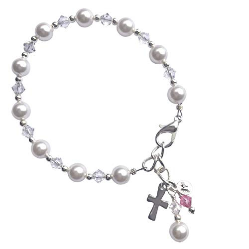 First Communion Gift Girl - First Communion Bracelet - Rosary Bracelet - Communion Gift First Communion Gift Girl - First Communion Bracelet - Rosary Bracelet - Communion Gift