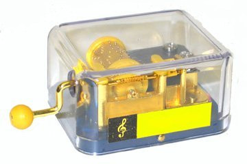Hand Crank Music Box Set - Beatles -2 Music Boxes- Hey Jude and Yesterday