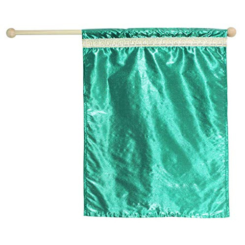 Small Green Flag Dance Praise Worship Church Flag Banner Child Size Small Green Flag Dance Praise Worship Church Flag Banner Child Size