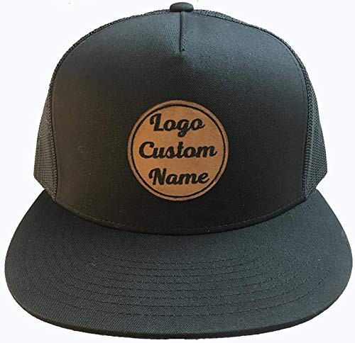 Custom Leather Patch Trucker Hats