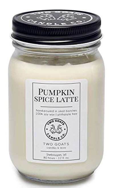 Pumpkin Spice Latte Scented Soy Candle - Hand Poured in the USA - 12 oz. Pumpkin Spice Latte Scented Soy Candle - Hand Poured in the USA - 12 oz.