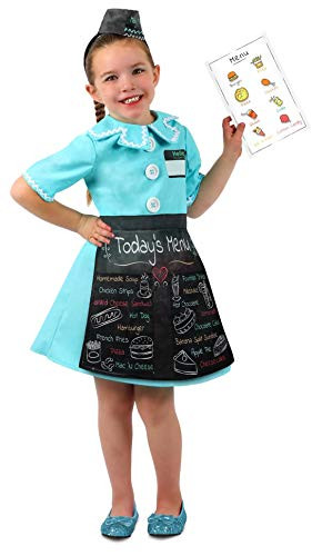 Princess Paradise Waitress Dress Up Set Child_s Costume  Medium Large