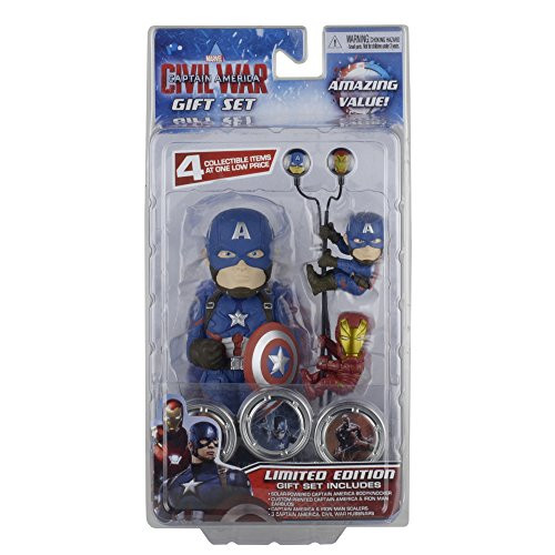 NECA Marvel Captain America "Civil War" - Limited Edition Gift Set (Scalers, HUBSNAPS, Body Knocker, Earbuds)
