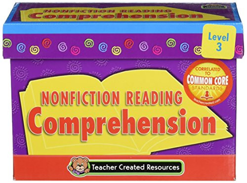 Teacher Created Resources Nonfiction Comprehension Cards (3055)