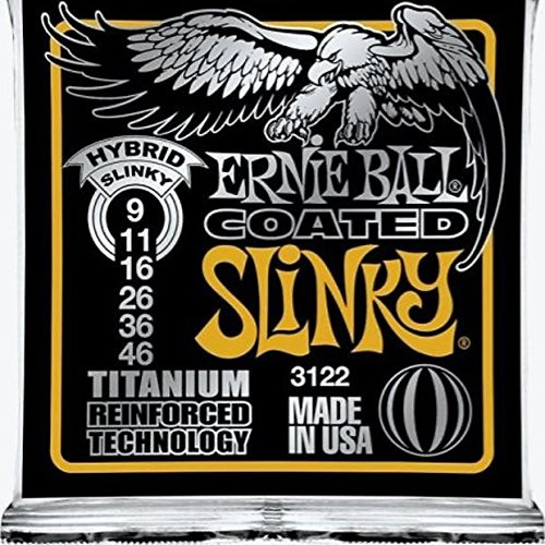 2014 Ernie Ball Ernie Ball Coated Hybrid Slinky Electric Guitar Strings N A 2014 Ernie Ball Ernie Ball Coated Hybrid Slinky Electric Guitar Strings N A