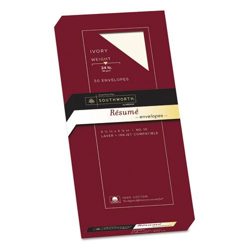 100 Percent Cotton 10 Resume Envelope 4 1 8 x 9 1 2 Ivory 24lb Wove 50 Box 100 Percent Cotton 10 Resume Envelope 4 1 8 x 9 1 2 Ivory 24lb Wove 50 Box
