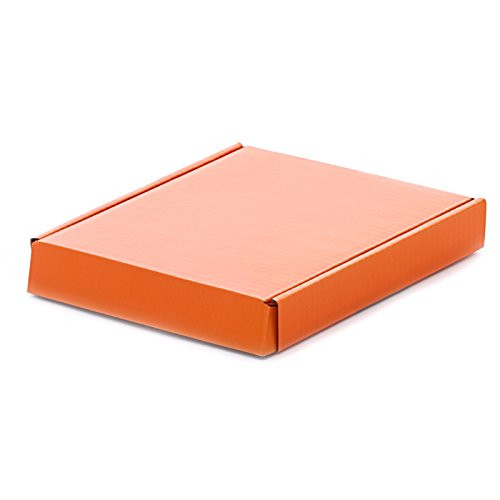 Corrugated Tuck Top Box - Orange - 9inch  x 6-1 2inch  x 2-3 4inch  - Case of 10