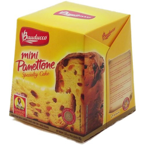 Panettone w  Candied Fruits _N Sun - Maid Raisins - Bauducco - 2.82oz 80g