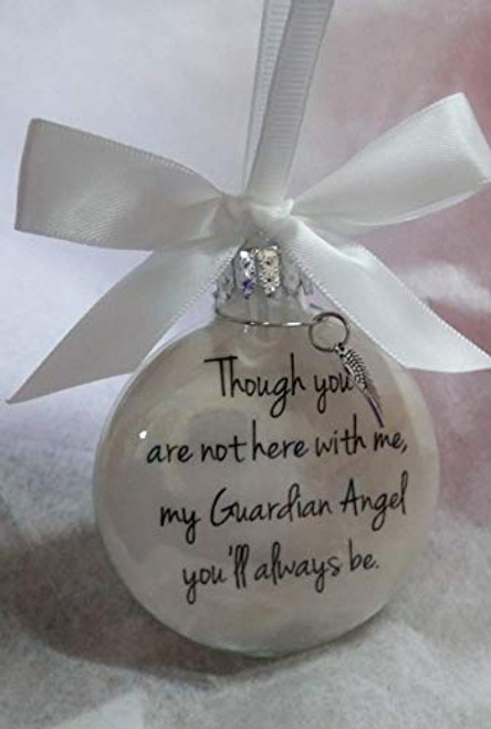 In Memory Loved One Memorial Ornament My Guardian Angel You_ll Always Be with Charm Sympathy Gift In Memory Loved One Memorial Ornament My Guardian Angel You_ll Always Be with Charm Sympathy Gift