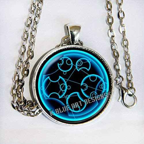 Doctor Who saysinch Love beyond time and spaceinch in Gallifreyan - necklace - Dr Who - HM Doctor Who saysinch Love beyond time and spaceinch in Gallifreyan - necklace - Dr Who - HM