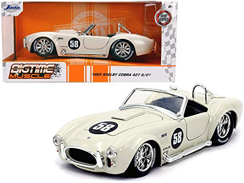 1965 Shelby Cobra 427 S C 58 - Jada Toys 31864 4 - 1 24 Scale Diecast Model Toy Car 1965 Shelby Cobra 427 S C 58 - Jada Toys 31864 4 - 1 24 Scale Diecast Model Toy Car