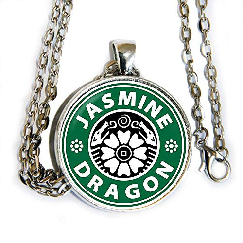 Avatar The Last Airbender Jasmine Dragon inspired symbol - pendant necklace - HM