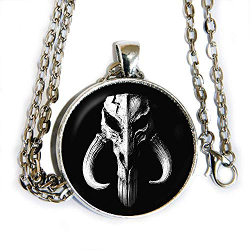 Mandalorian inspired - star wars inspired pendant necklace - HM
