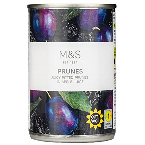 Marks  and  Spencer M and S Juicy Pitted Prunes in Apple Juice 290g From the UK