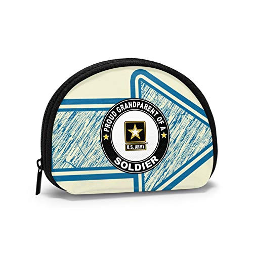 Proud Grandparent Of A Soldier U.S. Army Round Sturdy And Durable Shell Storage Bag Proud Grandparent Of A Soldier U.S. Army Round Sturdy And Durable Shell Storage Bag