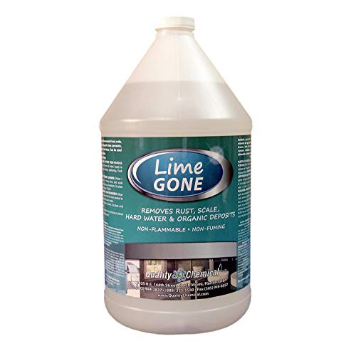 Lime-Gone - Removes lime scale rust and hard water deposits from tile as well as metals.-1 gallon -128 oz.- Lime-Gone - Removes lime scale rust and hard water deposits from tile as well as metals.-1 gallon -128 oz.-