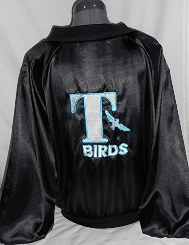 Embroidered Men_s Medium 1950_s Grease Look T Bird Jacket Sock Hop Costume Costumes