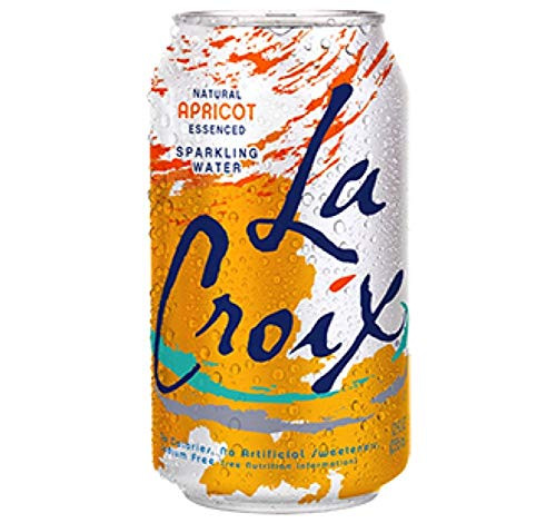 La Croix Sparkling Water  12 Ounce -48 Cans- -Apricot-