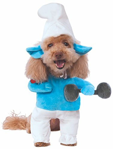 Rubie_s Smurfs The Lost Village Walking Hefty Smurf Pet Costume  Medium