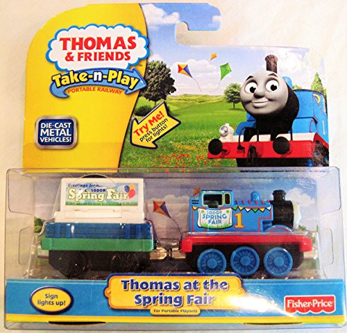 Thomas At the Spring Fair Light up Sign Take-n-play Die-cast Thomas the Train  and  Friends