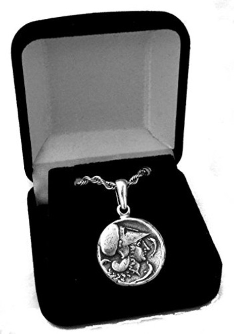 Golden Artifacts Athena and Pegasus Famous Greek Coin Pendant and Chain Annabeth s Mom Percy Jackson Teen Gift Unique Gift Greek Mythology -PJ2PC-S- Golden Artifacts Athena and Pegasus Famous Greek Coin Pendant and Chain Annabeth s Mom Percy Jackson Teen Gift Unique Gift Greek Mythology -PJ2PC-S-