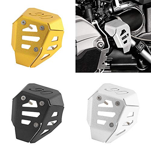 FATExpress Motorcycle Aluminum Potentiometer Throttle Guard Cover Protector for BMW R Nine T R9T Scrambler Pure Racer R1200GS 2008 2009 2010 2011 2012 2013 2014 2015 2016 2017 2018 2019 2020-Black-
