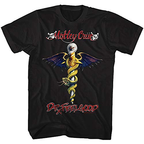 Motley Crue Dr Feelgood Adult Black Tee Shirt  XL