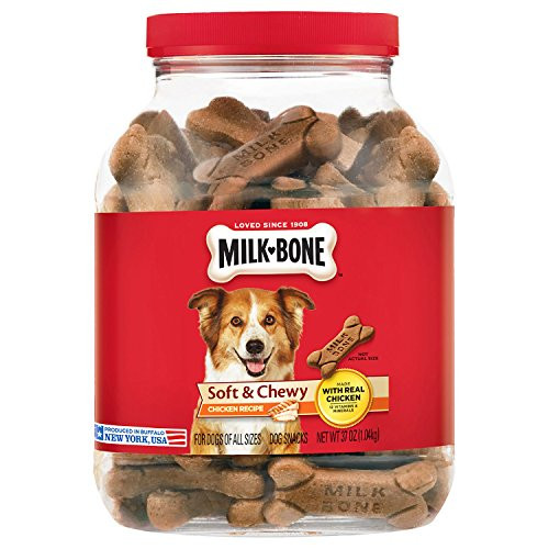Milk-Bone Soft  and  Chewy Chicken Recipe Dog Snacks -37 oz.-
