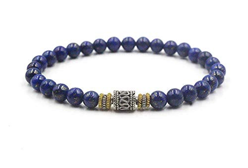 Lapis Lazuli Beads Bracelet Lapis and Sterling Silver Beads Bracelet Lapis Lazuli Beads Bracelet Lapis and Sterling Silver Beads Bracelet