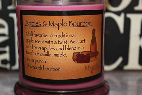 Apples  and  Maple Bourbon Kokopelli Candle Medium Jar