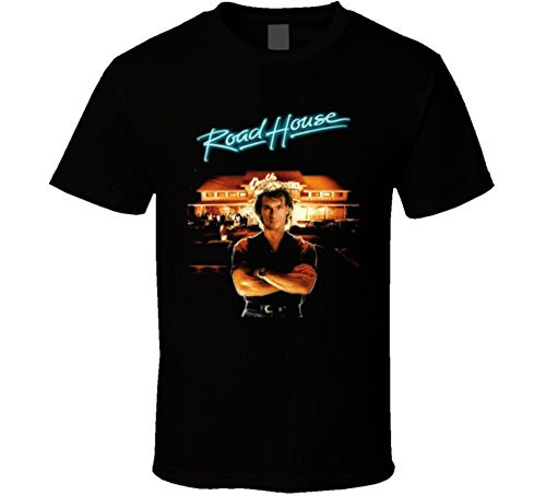 Roadhouse Patrick Swayze Retro 80_s Movie T Shirt XL Black