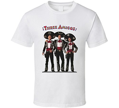 The Three Amigos Retro 80_s Movie T Shirt XL White