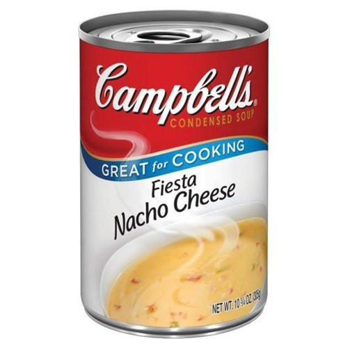 Campbell_s Condensed Fiesta Nacho Cheese Soup 10.75oz Can -Pack of 6- Campbell_s Condensed Fiesta Nacho Cheese Soup 10.75oz Can -Pack of 6-