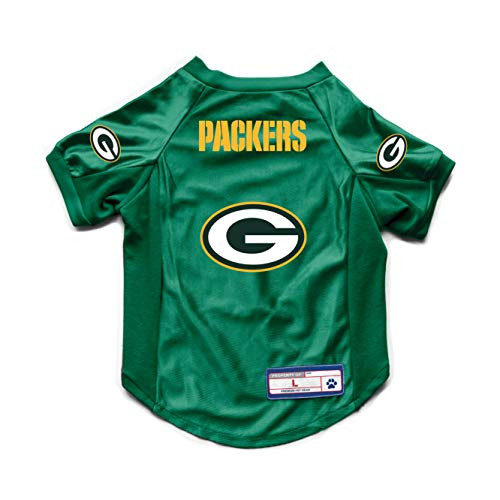 Littlearth NFL Green Bay Packers Pet Stretch Jersey  X-Small  Team Color -320156-PACK-XS-
