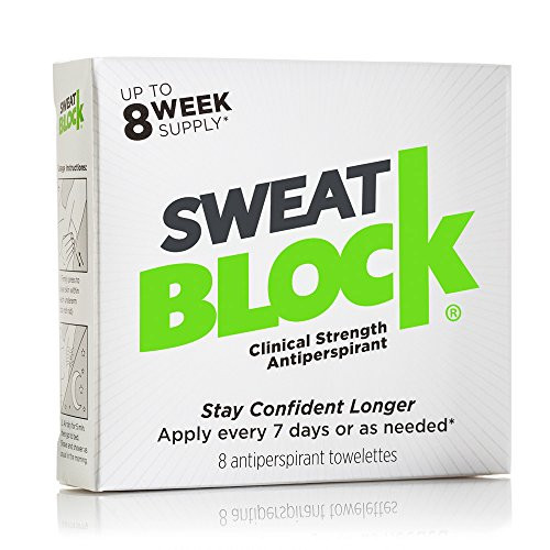 SweatBlock Antiperspirant - Clinical Strength - Reduce Sweat up to 7-days per Use