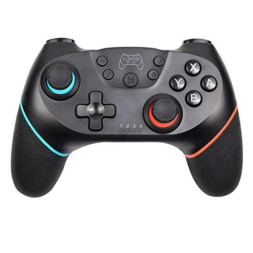 LYDF Wireless Bluetooth Gamepad for Nintendo Switch Pro NS-Switch Pro Game Joystick Controller for Switch Console with 6-Axis Handle Blue-Red