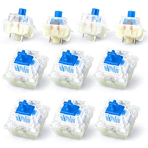 Wholesales Authentic RGB Cherry Switch  Cherry Mx Switches  Keycap  Keyswitches Keymodule Mechanical Keyboard Switches Replacement -50 pcs  Blue 3 pin-