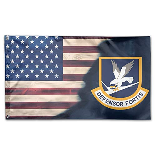UNSTARFLAG American Flag by U.S. Veterans Owned Defensor Fortis Air Force Security Force Flag 3x5 Ft