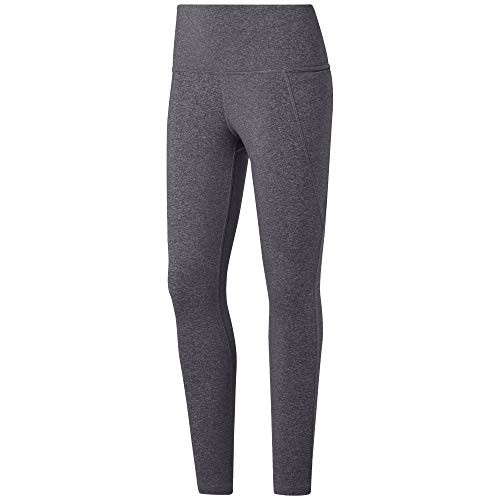 Reebok Training Supply Lux Highrise Tight 2.0  Dark Grey Heather  XS S