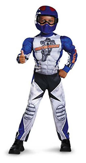 Disguise Motorcycle Rider Toddler Muscle Costume Medium 3T-4T Disguise Motorcycle Rider Toddler Muscle Costume Medium 3T-4T