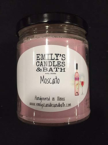 9 Oz. 100 Percent  Soy Jar Candle Moscato Scent