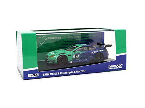 M6 GT333 P.Dumbreck M.Seefried A.Imperatori S.Dusseldorp Falken Tire Nurburgring 24 Hours 2017 1 64 Diecast Car by Tarmac Works T64-020-17NUR33